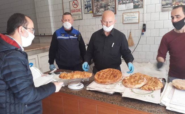 Mustafakemalpaşa'da zabıtadan fırınlara ramazan denetimi