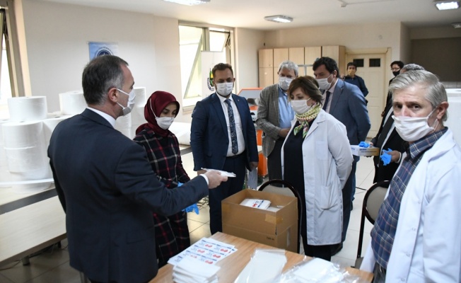 İNEGÖL BELEDİYESİN'DE HEDEF 1 MİLYON MASKE