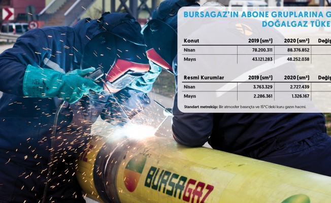 BURSAGAZ, DOĞALGAZ TÜKETİM VERİLERİNİ AÇIKLADI