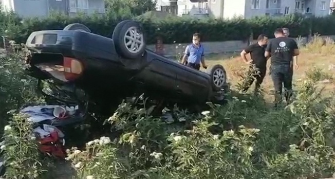Bursa'da yüksek promilli kaza