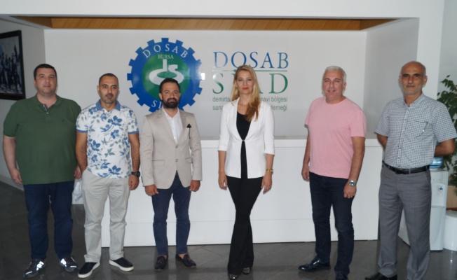 DOSABSİAD BAŞKANI ÇEVİKEL BURSED YÖNETİMİNİ AĞIRLADI