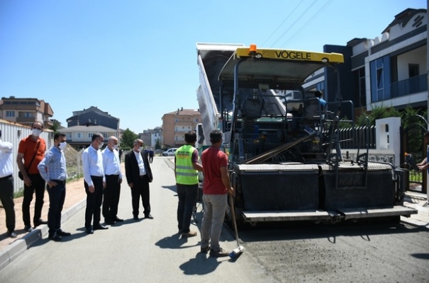 İnegöl sokakları milli ve yerli beton yollarla kaplanıyor