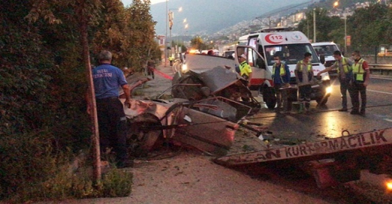 Bursa'da feci kaza! 2 kişi vefat etti