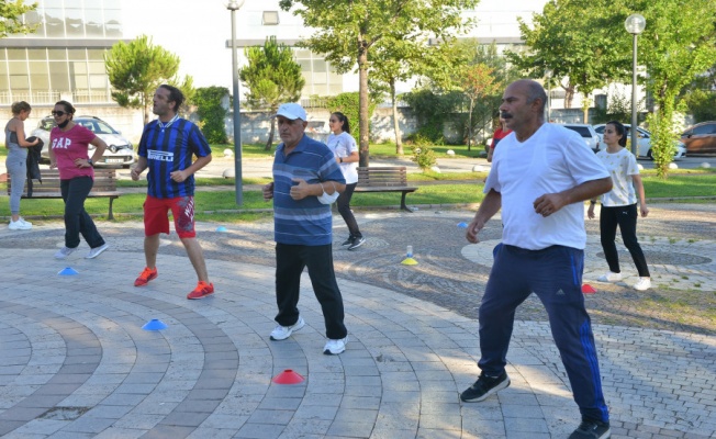 Yıldırım'da sağlıklı yaşamın şifresi: Sabah sporu