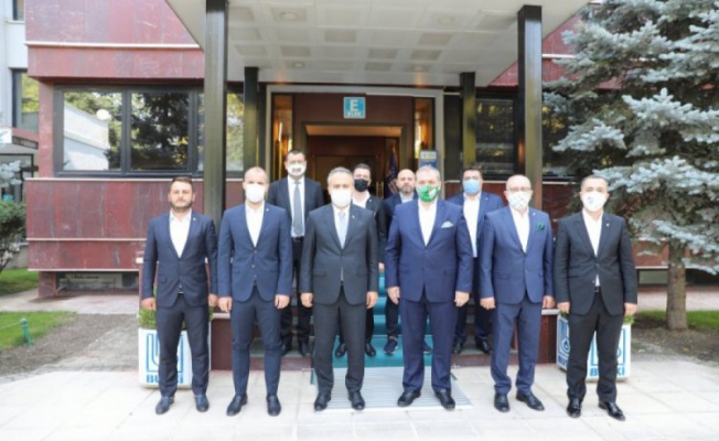 Bursaspor'dan Başkan Aktaş'a ziyaret!
