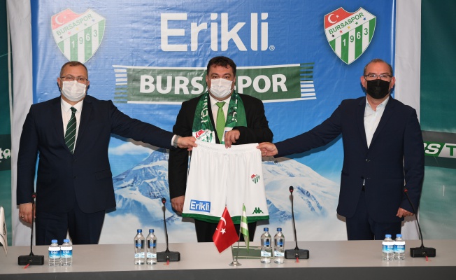 Erikli, Bursaspor’un yanında yerini aldı