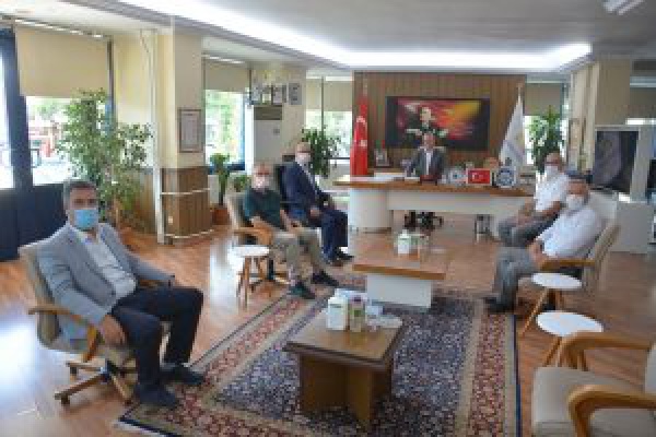 MHP ilçe teşkilatından Başkan Özkan’a ziyaret