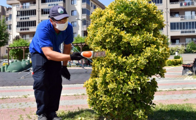 Osmangazi'de park ve bahçelerde tedbir üst düzeyde