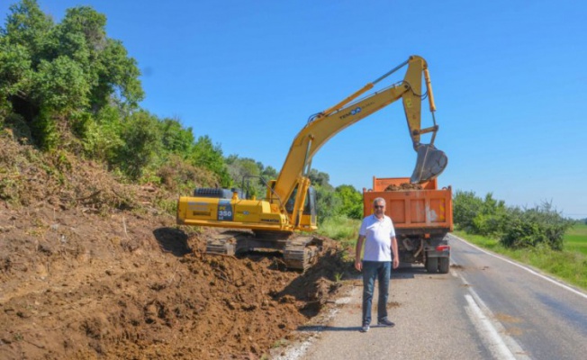 Yeniköy yolunda çalışmalar dolu dizgin