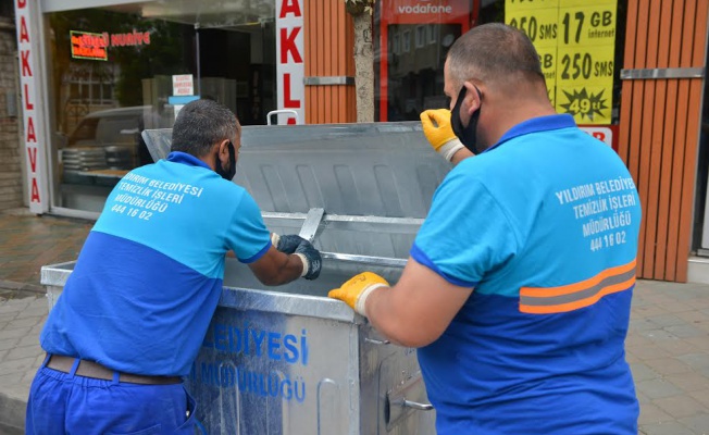 Yıldırım Belediyesi temizlik çalışmalarında fark yaratıyor