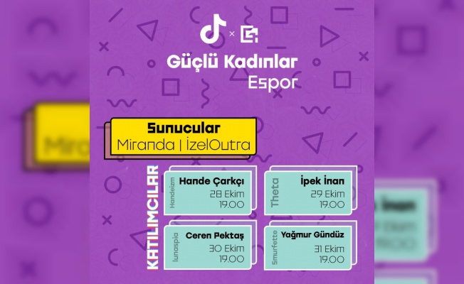 TikTok E-sporcu kadınları destekliyor