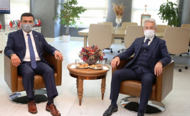 İYİ Parti Bursa İl Başkanı Türkoğlu'ndan Başkan Turgay Erdem'e ziyaret