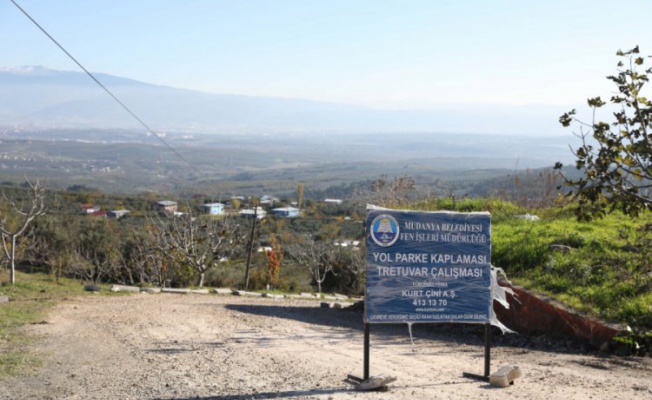 Mudanya Belediyesi üst yapı çalışmalarına ağırlık verdi