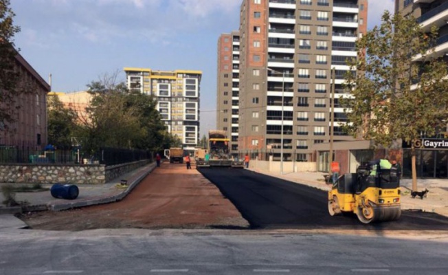 Osmangazi'de bozulan yollar yenilendi