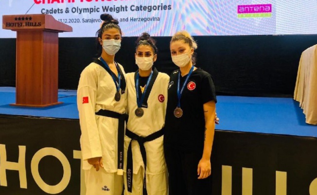 Avrupa Taekwondo Şampiyonası’nda 3 madalya