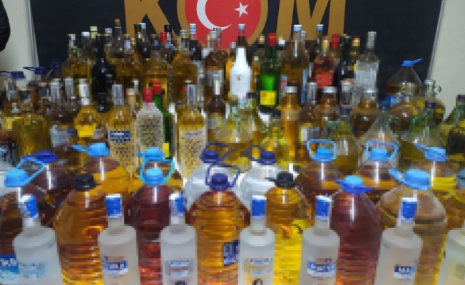 Bursa'da büyük sahte içki operasyonu!
