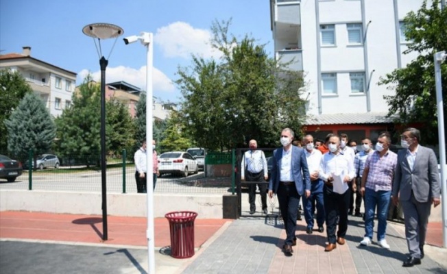 İnegöl'de çocuk parkları kamera sistemleriyle donatıldı