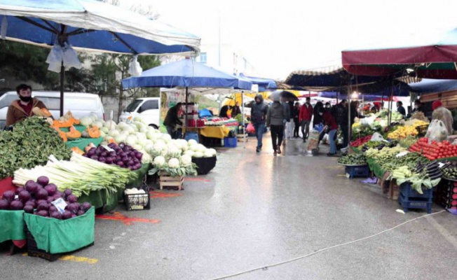 Nilüfer'de bütün pazarlar hafta içinde kurulacak