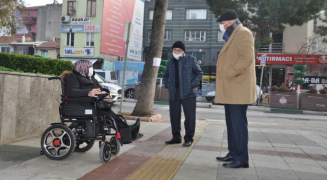 Orhangazi'de engelli şarj istasyonu yenilendi