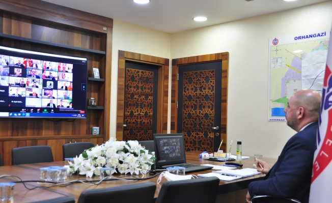 Türkiye Belediyeler Birliği Toplantısı video konferans ile gerçekleşti