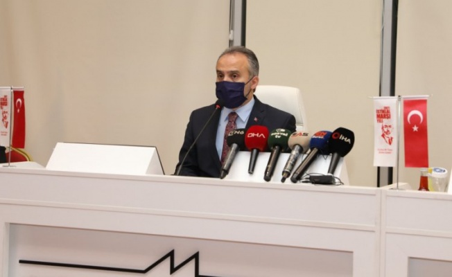 Bursa Büyükşehir Belediye Başkanı Aktaş'tan aşı sürecine destek