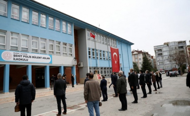 Bursa'daki tüm okullarda İstiklal Marşı okundu