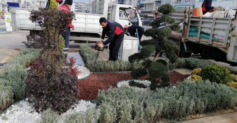 Gürsu caddelerinde yeşil huzur