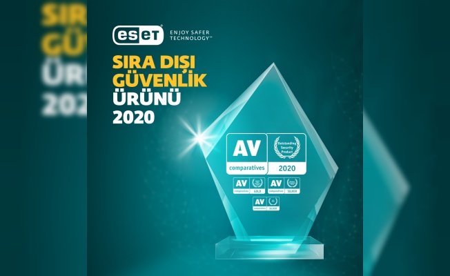 ESET Internet Security Sıra Dışı Güvenlik Ödülü’ne layık görüldü