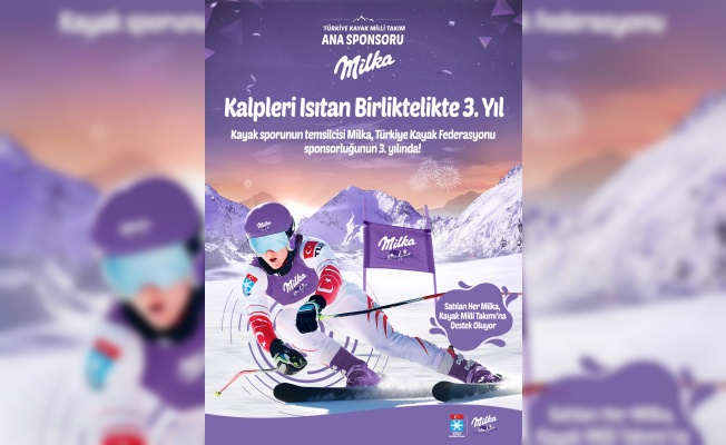 Milka 2021 yılında da Türk Kayağına desteğini devam ettiriyor