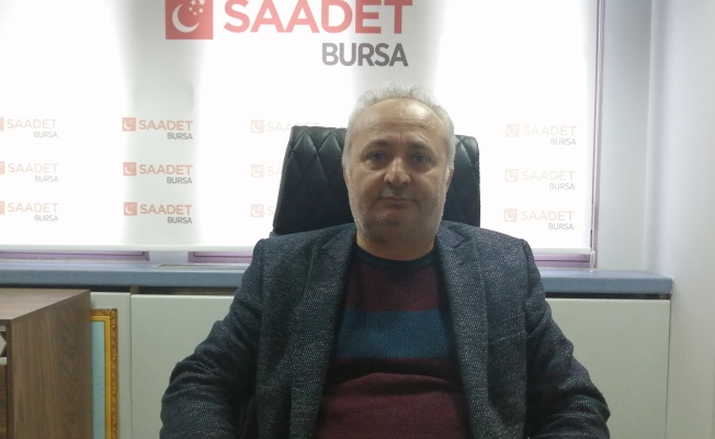 Saadet Partisi Bursa'dan  gıda fiyatlarına tepki!