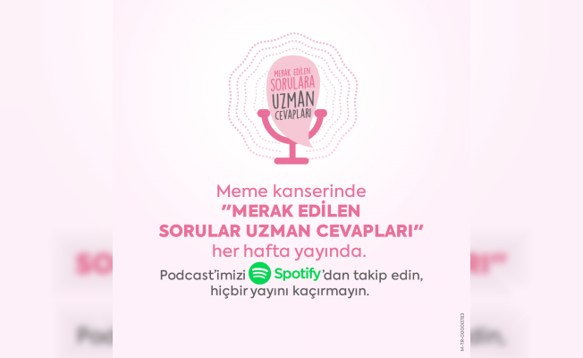 Uzmanlar, Meme Kanserini   ‘Merakına Yenilsin Podcast Serisi’nde anlatıyor