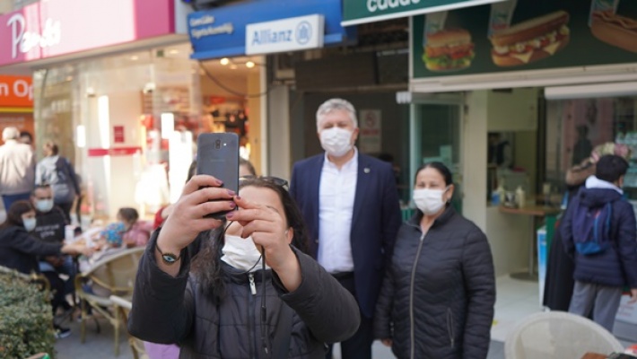 Başkandan hem denetim hem hayırlı olsun