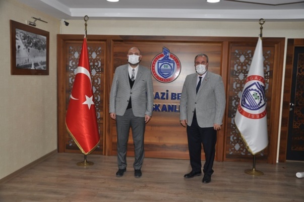 BURSA İL SPOR MÜDÜRÜ SALİH BAŞPARMAK’TAN BAŞKAN AYDIN’AZİYARET