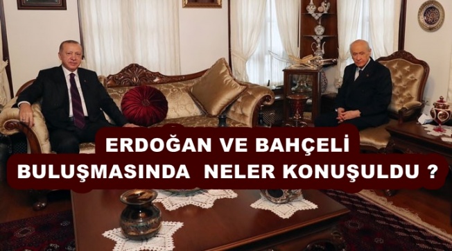 ERDOĞAN VE BAHÇELİ BULUŞMASINDA NELER KONUŞULDU?