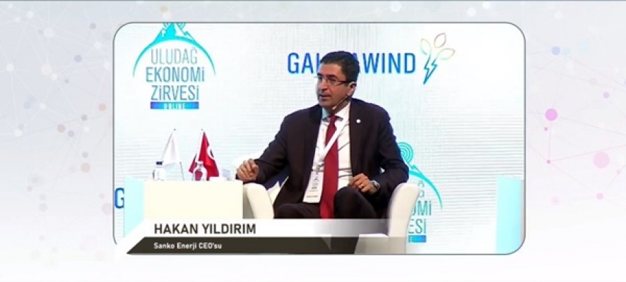 Sanko Enerji CEO’su Hakan Yıldırım Uludağ Ekonomi Zirvesine katıldı