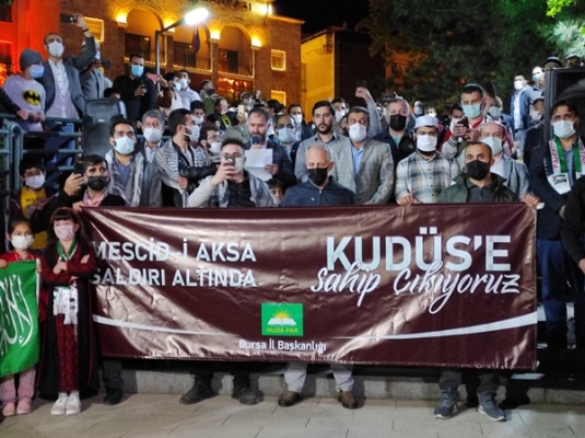 Bursa’dan Kudüs nöbeti