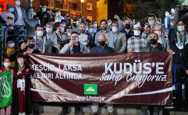 Bursa’dan Kudüs nöbeti