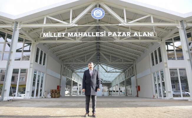 MİLLET MAHALLESİ KAPALI PAZAR YERİ’ AÇILIŞA GÜN SAYIYOR