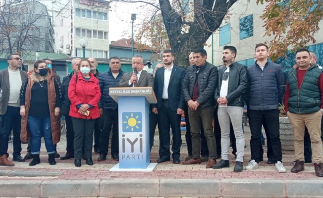 İYİ Parti Kestel İlçe Başkanı Emin Elüstü, Belediye Başkanı Önder Tanır’a sert çıktı