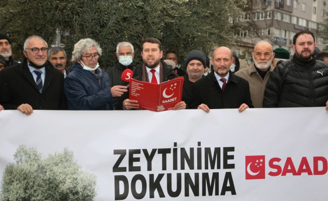 Zeytinime dokunma basın açıklaması