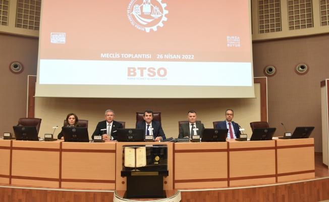 BTSO Nisan Ayı Meclis Toplantısı Gerçekleştirildi