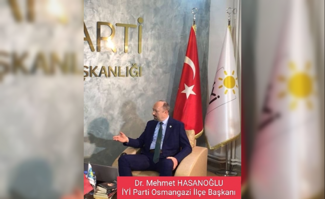 Dr. Hasanoğlu, “AKP Mahalle Başkanlarını Panorama 1326’da Osmangazi Belediyesi mi ağırladı?” iddiasını gündeme taşıdı.