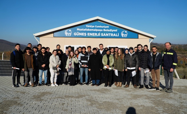BURSA TEKNİK ÜNİVERSİTESİ ÖĞRENCİLERİ MUSTAFAKEMALPAŞA GES PROJESİNİ İNCELEDİ