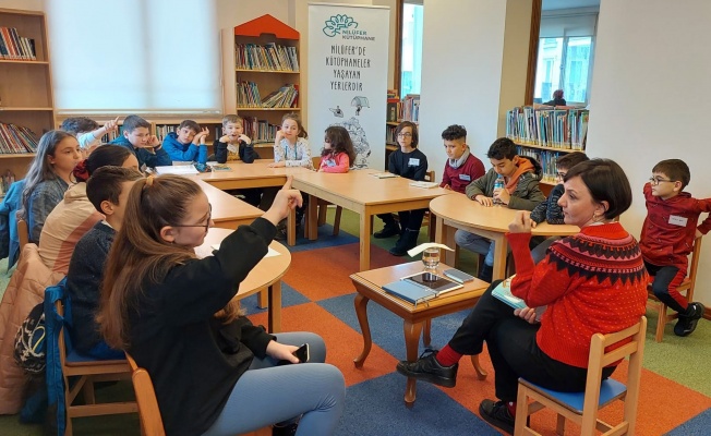 NİLÜFER KÜTÜPHANELERİ ÇOCUKLARI AĞIRLADI
