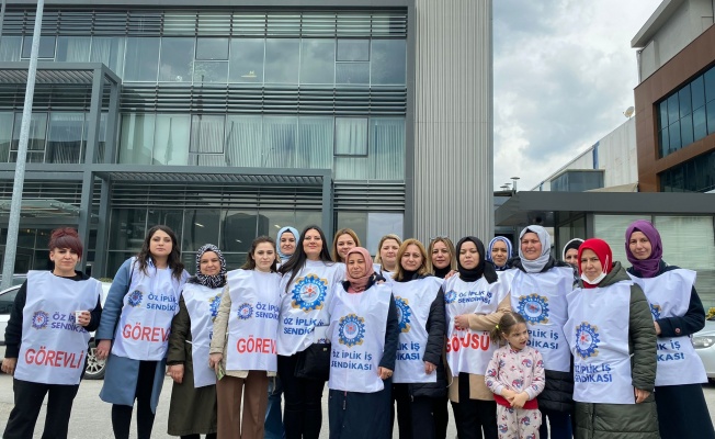 Barutçu Tekstil’de direnen kadınlara, işçi kadınlardan destek ziyareti