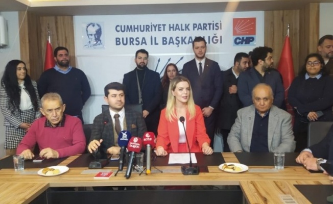 CHP Bursa'da Gamze Pamuk Ateşli milletvekilli aday adaylığını açıklıyor