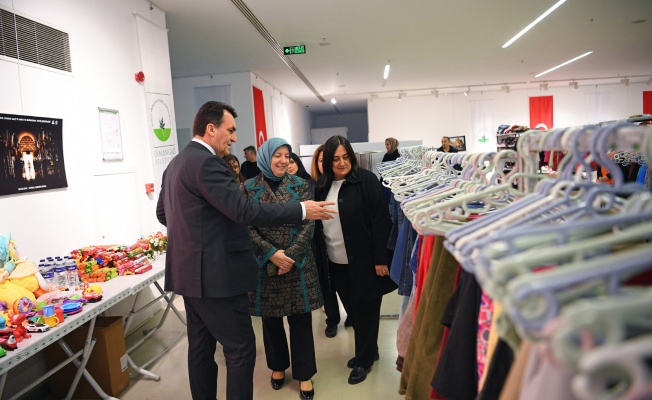 Depremzedelerin kıyafet ihtiyacını Osmangazi karşılıyor