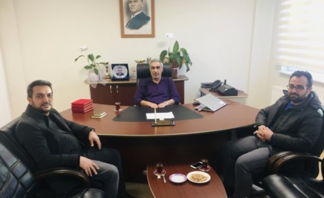 Esnaftan Mudanya Müftüsü Özler'e ziyaret