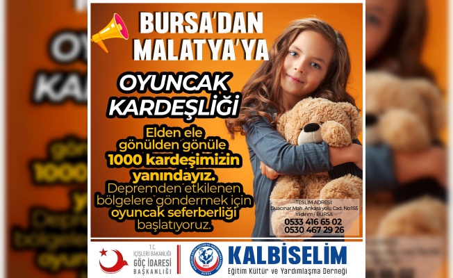 KALBİSELİM DERNEĞİ DEPREMZEDE MALATYALI ÇOCUKLARI UNUTMADI!