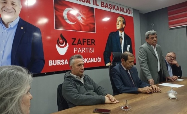 Zafer Partisi Bursa'da yeni İl Başkanı belli oldu